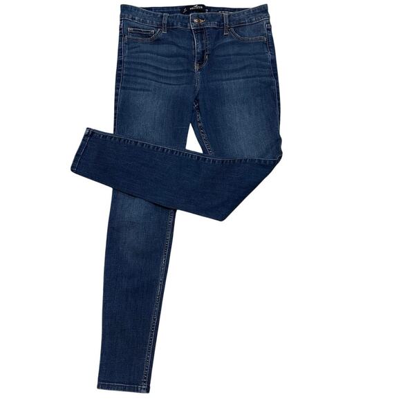 Hollister Denim - Hollister Mid Rise Super Skinny Jeans, dark wash, Women’s size 29